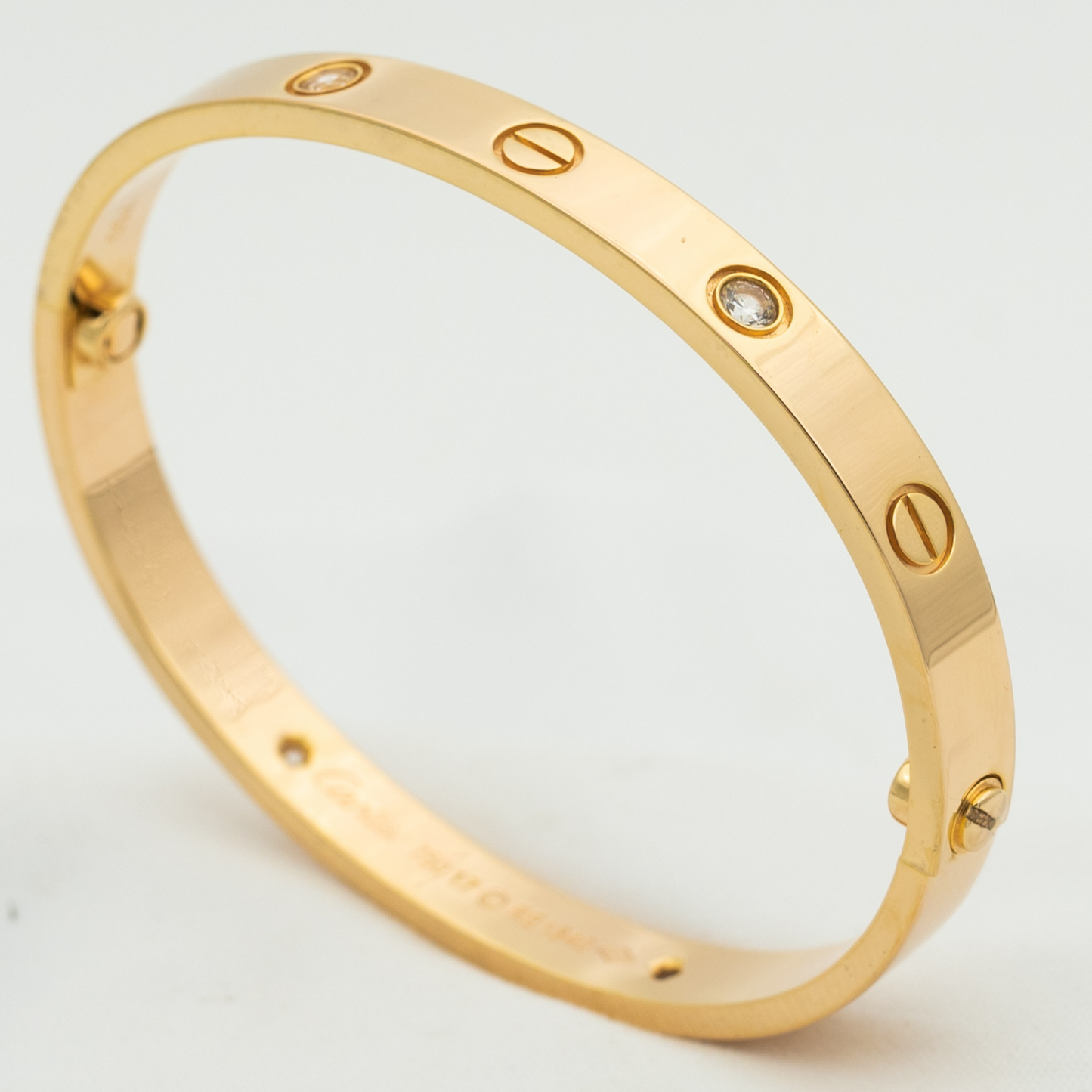 [Lira Jewelry]LOVE BRACELET 6.1MM 4 DIAMONDS