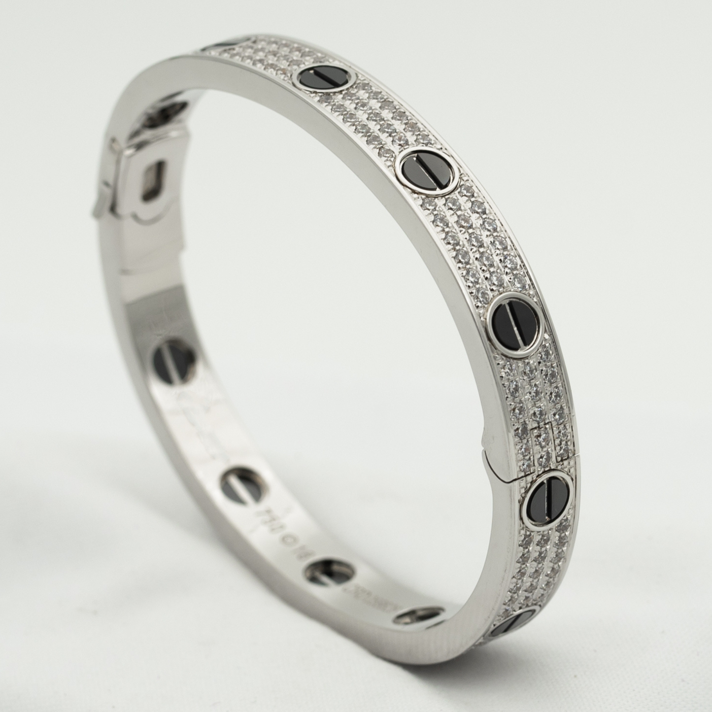 [Lira Jewelry]LOVE BRACELET 6.1MM DIAMOND-PAVED CERAMIC