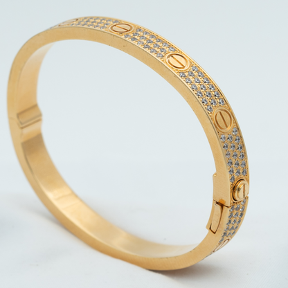[Lira Jewelry]LOVE BRACELET 6.1MM DIAMOND-PAVED