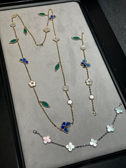 [Lira Jewelry] 26 NEW CLOVER 15 MOTIFS LUCKY NECKLACE