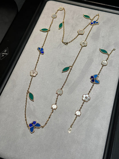 [Lira Jewelry] 26 NEW CLOVER 15 MOTIFS LUCKY NECKLACE