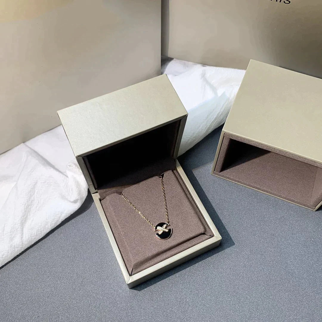 [Lira Jewelry]JEUX DE ROSE GOLD DIAMOND NECKLACE