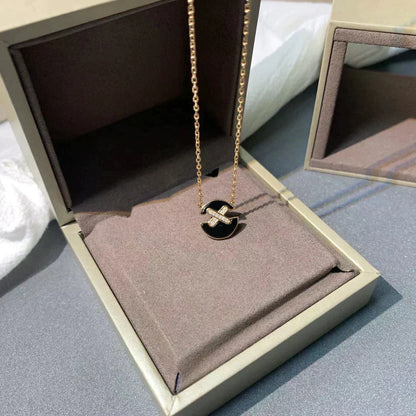 [Lira Jewelry]JEUX DE ROSE GOLD DIAMOND NECKLACE