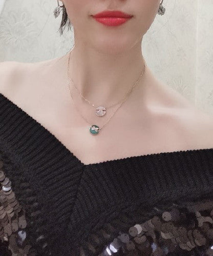 [Lira Jewelry]JEUX DE ROSE GOLD DIAMOND NECKLACE
