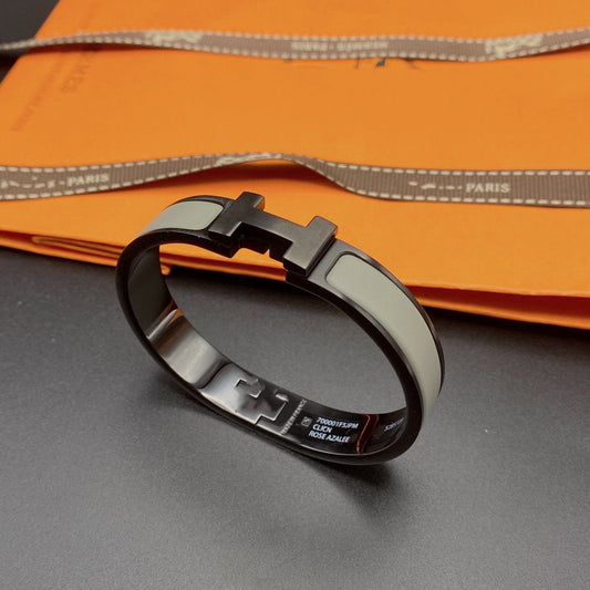 [Lira Jewelry]CLIC HM SO BLACK GREY BRACELET