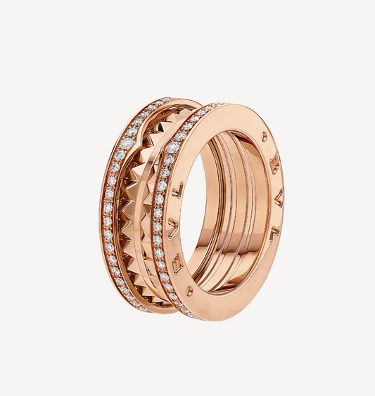 [Lira Jewelry]ZERO 1 ROCK DIAMOND PINK GOLD