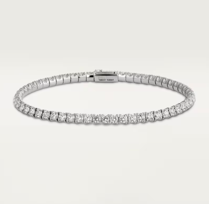[Lira Jewelry]  CLASSIC BASEBALL BRACELAT, 52 DIAMOND
