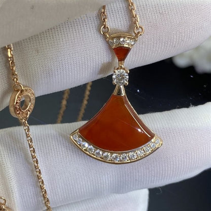 [Lira Jewelry]DREAM NECKLACE CARNELIAN DIAMOND