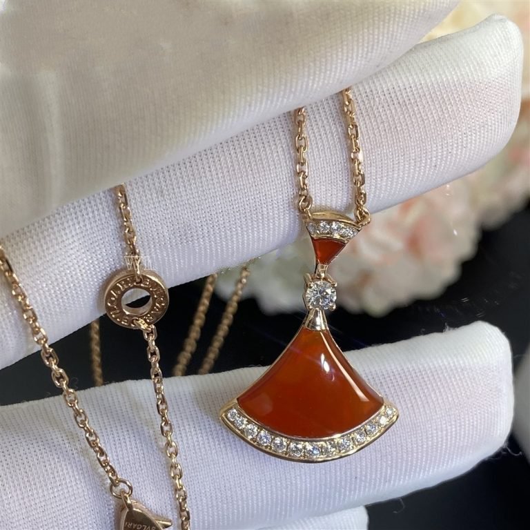 [Lira Jewelry]DREAM NECKLACE CARNELIAN DIAMOND