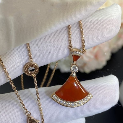 [Lira Jewelry]DREAM NECKLACE CARNELIAN DIAMOND