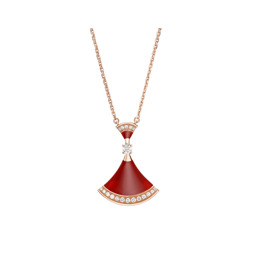 [Lira Jewelry]DREAM NECKLACE CARNELIAN DIAMOND
