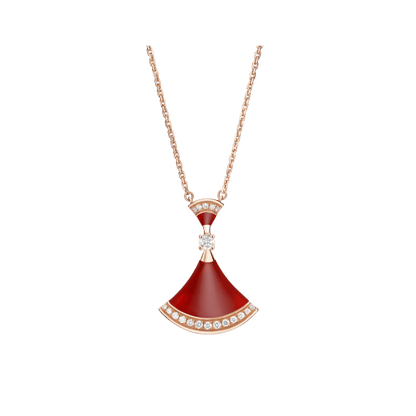 [Lira Jewelry]DREAM NECKLACE CARNELIAN DIAMOND