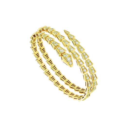 [Lira Jewelry]SERPENTI BRACELET GOLD DIAMOND DOUBLE ROW