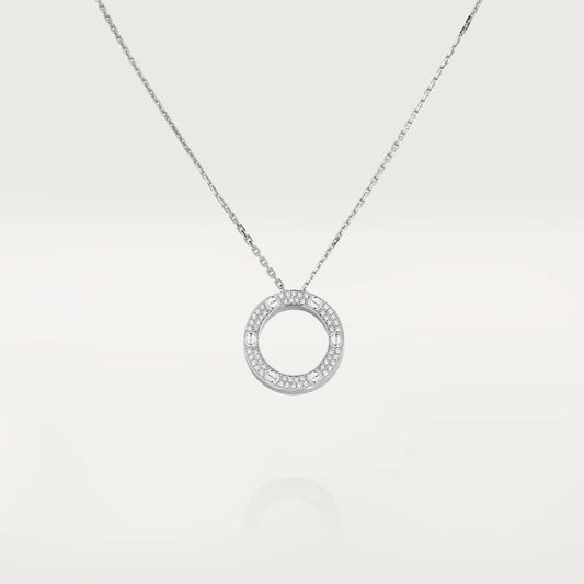 [Lira Jewelry]LOVE NECKLACE ADJUSTABLE SILVER