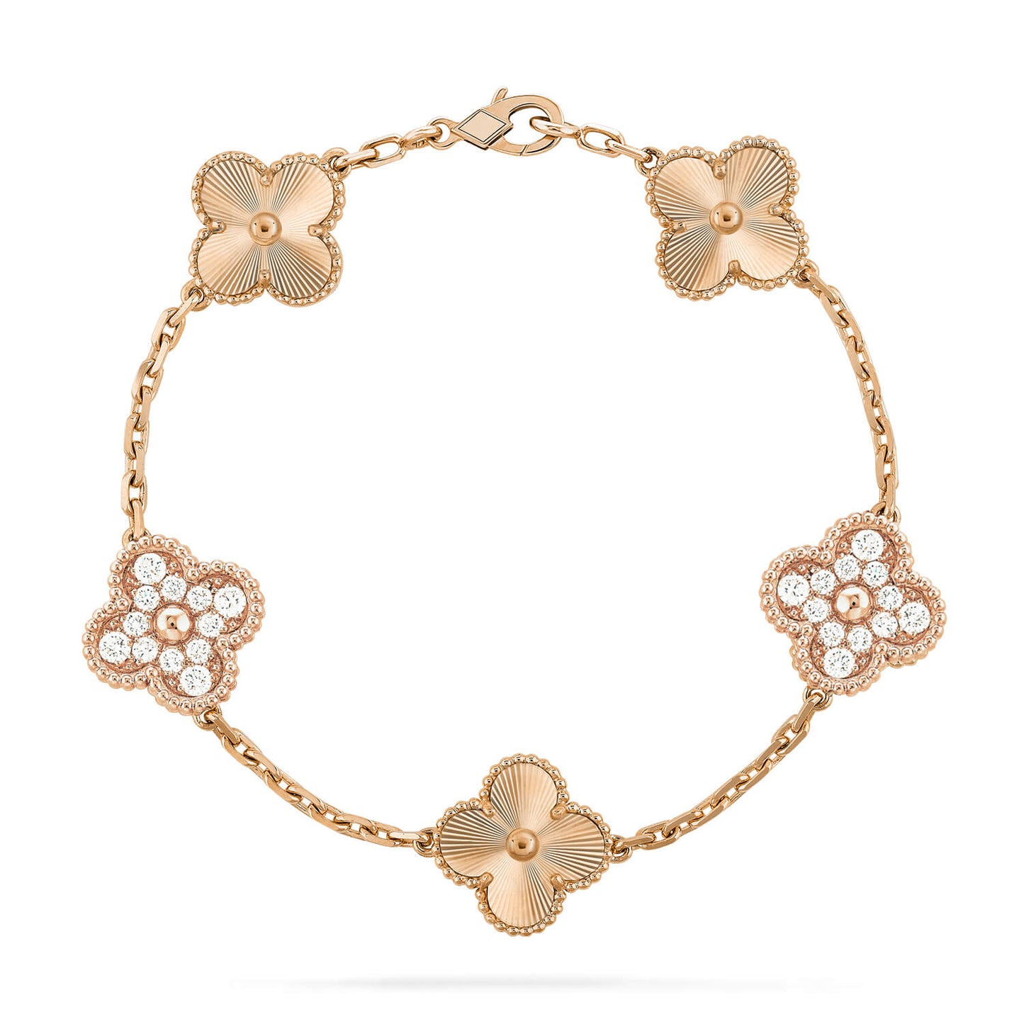 [Lira Jewelry] CLOVER 5 MOTIF LASER BRACELET COLLECTION