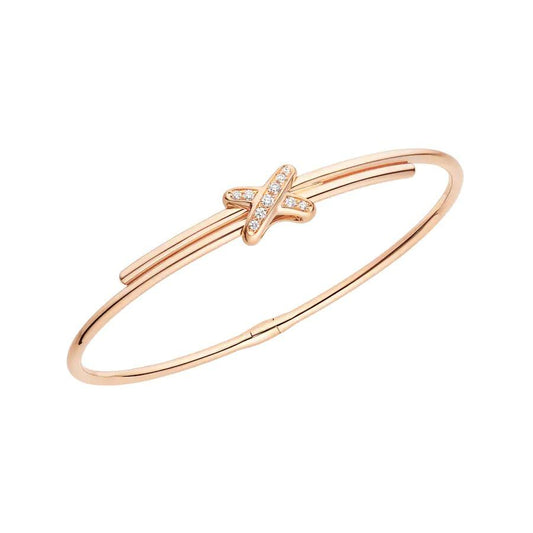 [Lira Jewelry]JEUX DE BRACELET PINK GOLD DIAMONDS