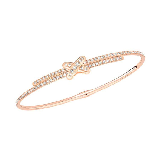 [Lira Jewelry]JEUX DE BRACELET DIAMONDS PINK GOLD