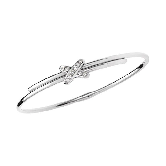 [Lira Jewelry]JEUX DE BRACELET SILVER DIAMONDS