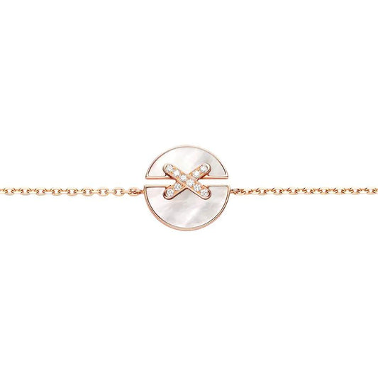 [Lira Jewelry]JEUX DE BRACELET MOP PINK GOLD DIAMONDS