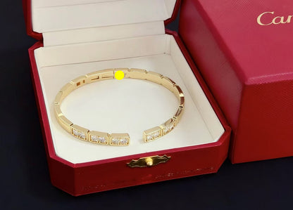 [Lira Jewelry jewelrys]LOVE DIAMOND OPEN  BRACELET