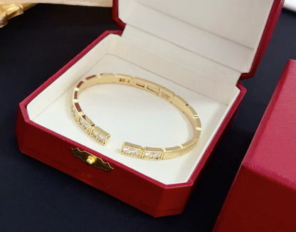 [Lira Jewelry jewelrys]LOVE DIAMOND OPEN  BRACELET