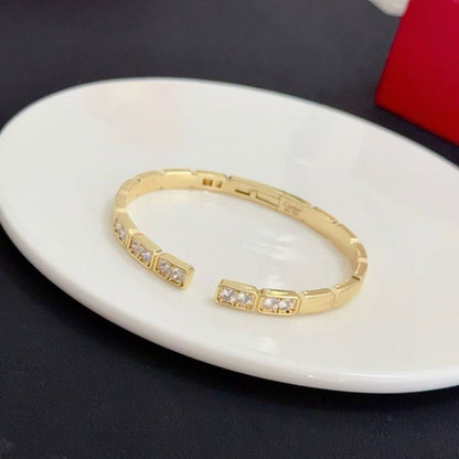 [Lira Jewelry jewelrys]LOVE DIAMOND OPEN  BRACELET