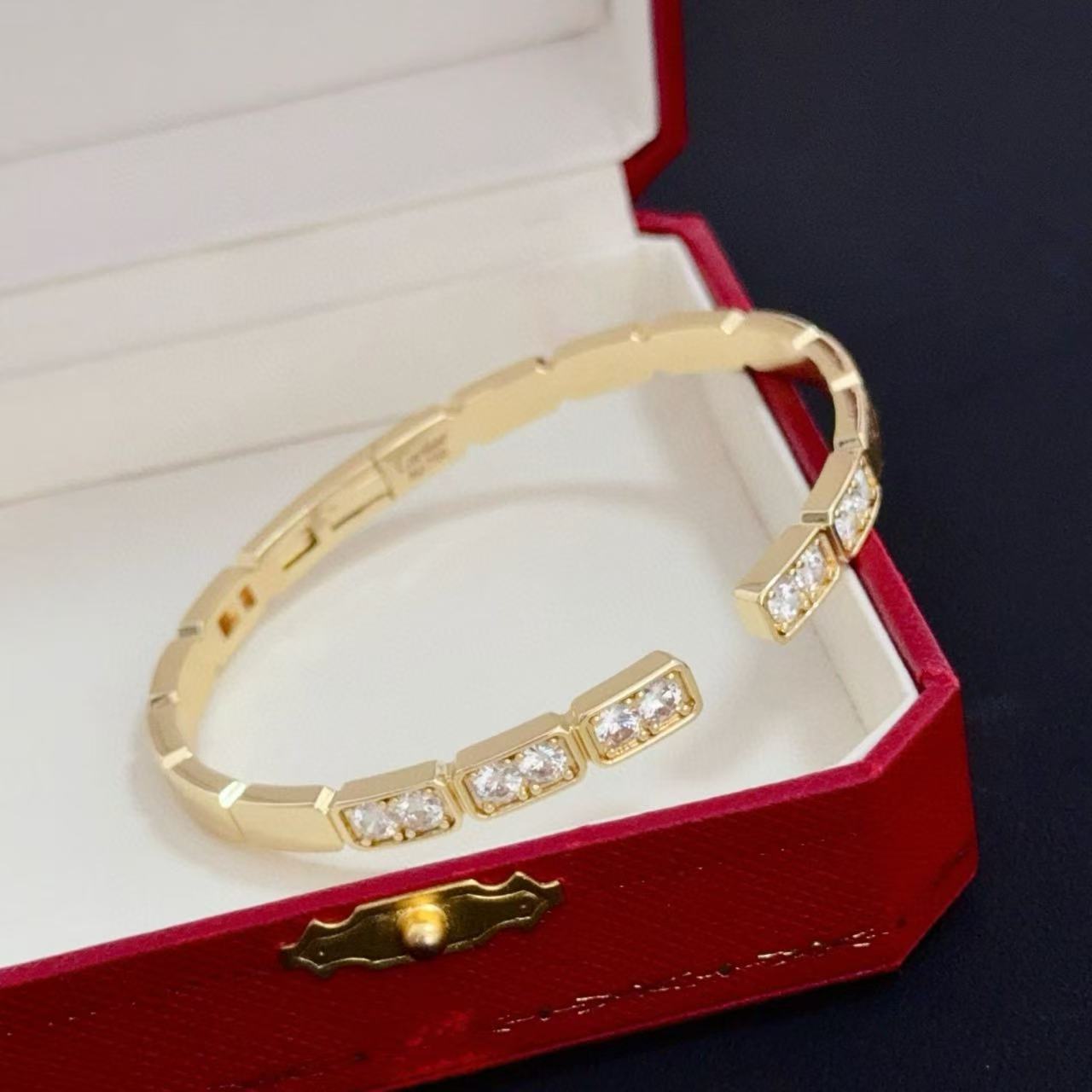 [Lira Jewelry jewelrys]LOVE DIAMOND OPEN  BRACELET