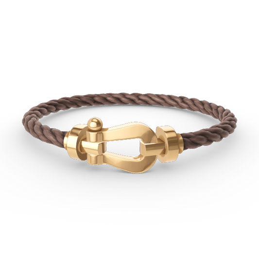 [Lira Jewelry]FORCE LARGE HORSESHOE NO DIAMOND BRACELET GOLD