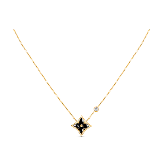 [Lira Jewelry]STAR BLACK MOP NECKLACE