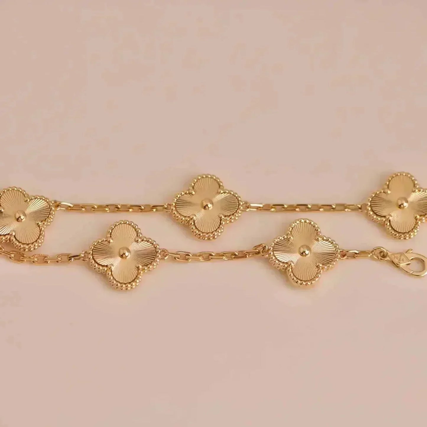 [Lira Jewelry] CLOVER 5 MOTIF LASER BRACELET COLLECTION