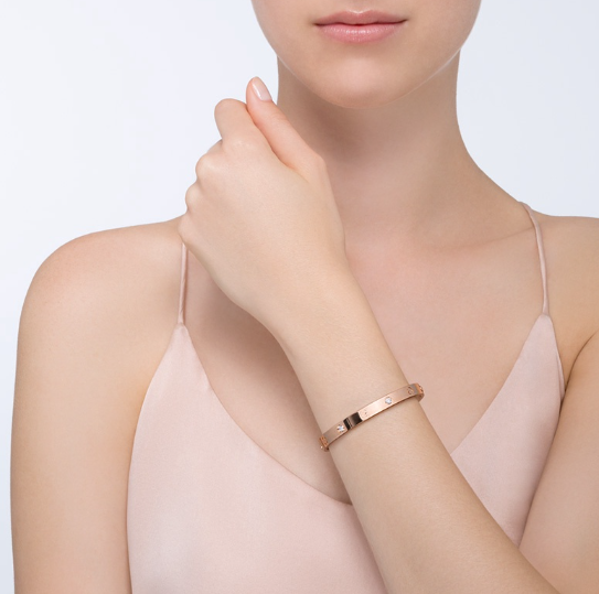 [Lira Jewelry]LOVE BRACELET 6.1MM 4 DIAMONDS