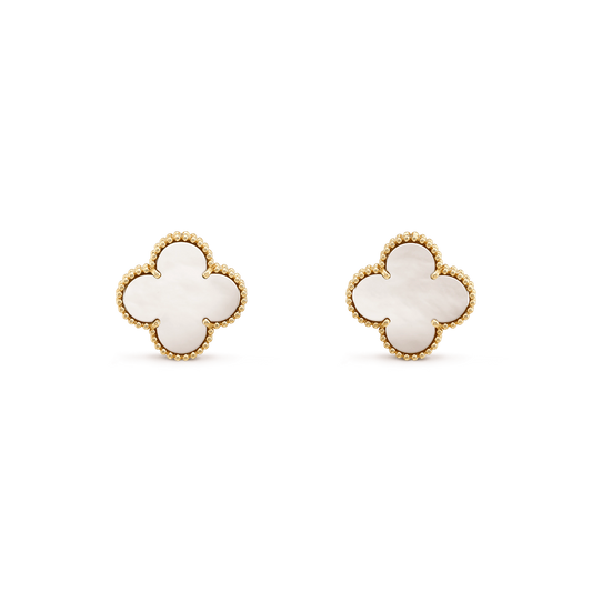 [Lira Jewelry]CLOVER MINI GOLD EARRINGS