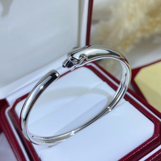 [Lira Jewelry]PANTHERE SILVER OPEN BRACELET