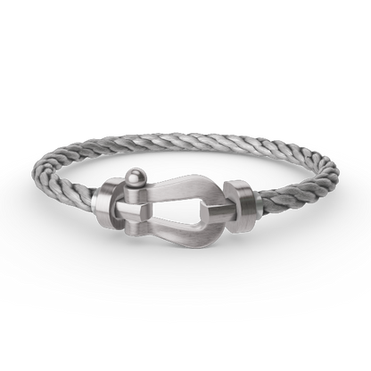 [Lira Jewelry]FORCE LARGE HORSESHOE NO DIAMOND BRACELET SILVER