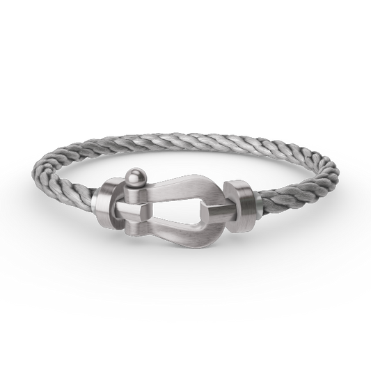 [Lira Jewelry]FORCE LARGE HORSESHOE NO DIAMOND BRACELET SILVER