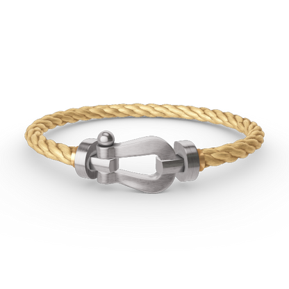 [Lira Jewelry]FORCE LARGE HORSESHOE NO DIAMOND BRACELET SILVER