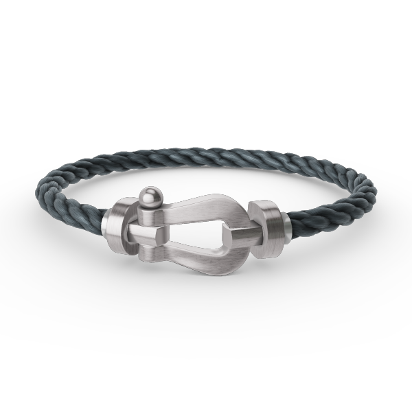 [Lira Jewelry]FORCE LARGE HORSESHOE NO DIAMOND BRACELET SILVER