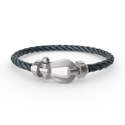 [Lira Jewelry]FORCE LARGE HORSESHOE NO DIAMOND BRACELET SILVER