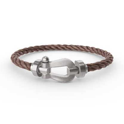 [Lira Jewelry]FORCE LARGE HORSESHOE NO DIAMOND BRACELET SILVER