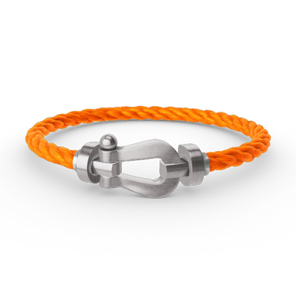 [Lira Jewelry]FORCE LARGE HORSESHOE NO DIAMOND BRACELET SILVER