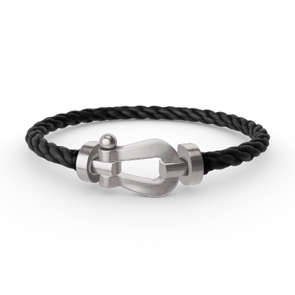 [Lira Jewelry]FORCE LARGE HORSESHOE NO DIAMOND BRACELET SILVER