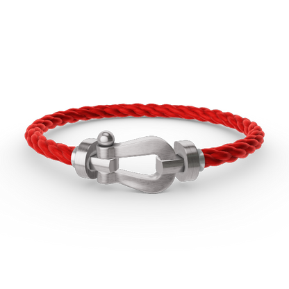 [Lira Jewelry]FORCE LARGE HORSESHOE NO DIAMOND BRACELET SILVER