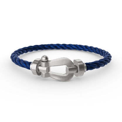 [Lira Jewelry]FORCE LARGE HORSESHOE NO DIAMOND BRACELET SILVER