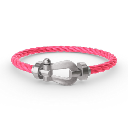 [Lira Jewelry]FORCE LARGE HORSESHOE NO DIAMOND BRACELET SILVER