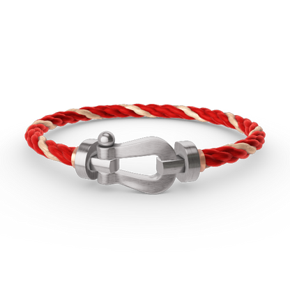 [Lira Jewelry]FORCE LARGE HORSESHOE NO DIAMOND BRACELET SILVER