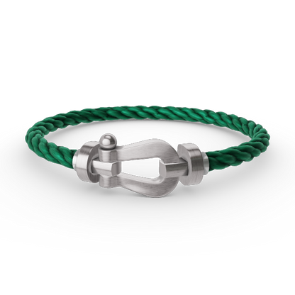 [Lira Jewelry]FORCE LARGE HORSESHOE NO DIAMOND BRACELET SILVER
