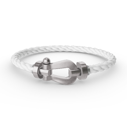 [Lira Jewelry]FORCE LARGE HORSESHOE NO DIAMOND BRACELET SILVER